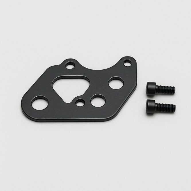 Kaliperplade til 160 mm skive, sort 3,63mm mm stål