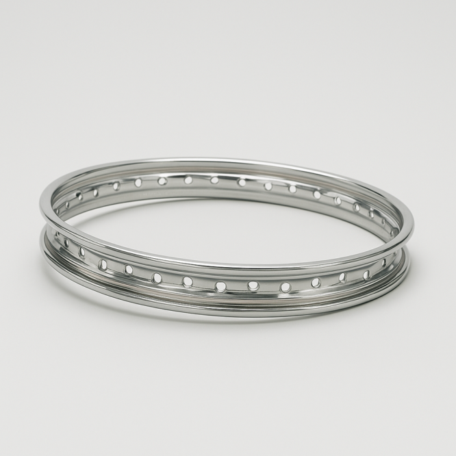 Forchromet stålfælg