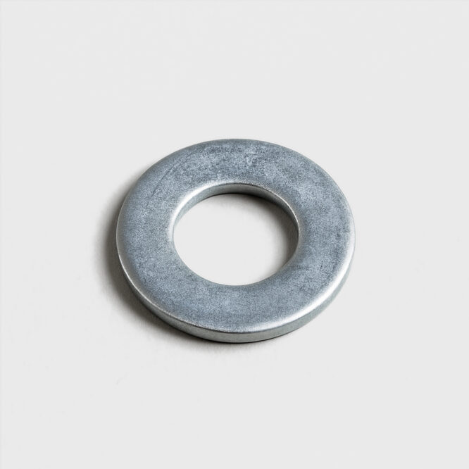 Skive - 10 el galvaniseret skive DIN 7349