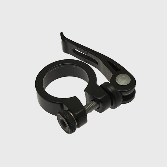 Quick release, 31.8mm til alu bagstel