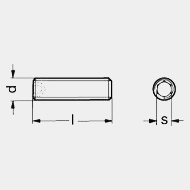 Skrue - M 8x40 PINOL SKRUE D913