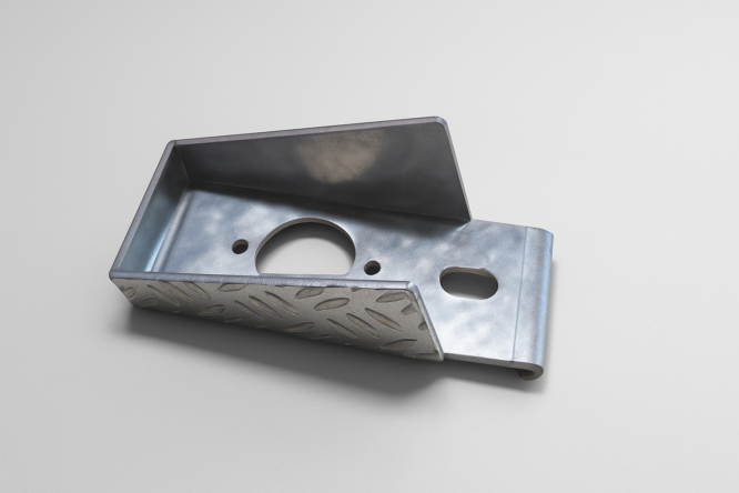 Holder til stik til ekstern opladning.