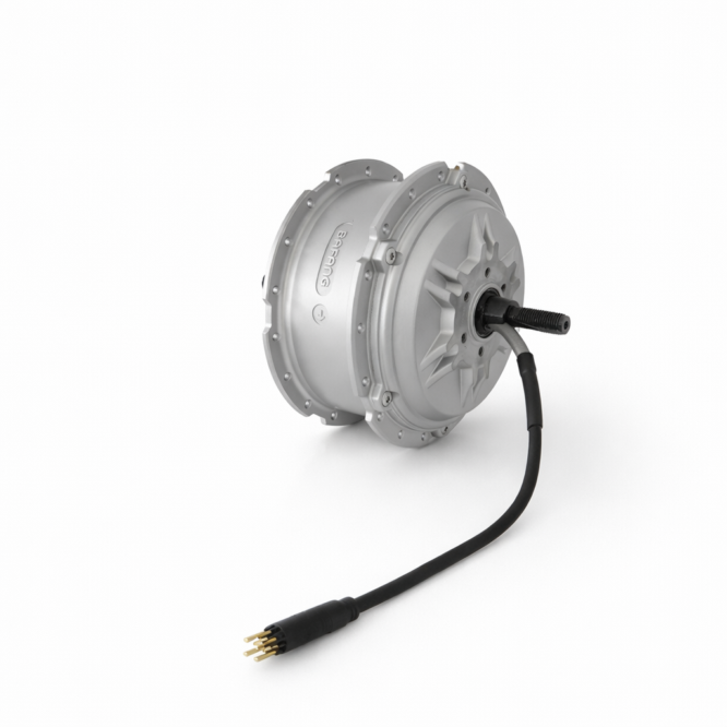 Bafang - Baghjulsmotornav, 250W/48V, sølv, 25km/h