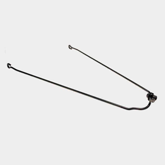 Skærm - Rustfri skærmstiver til 24" bagskærm, 320mm