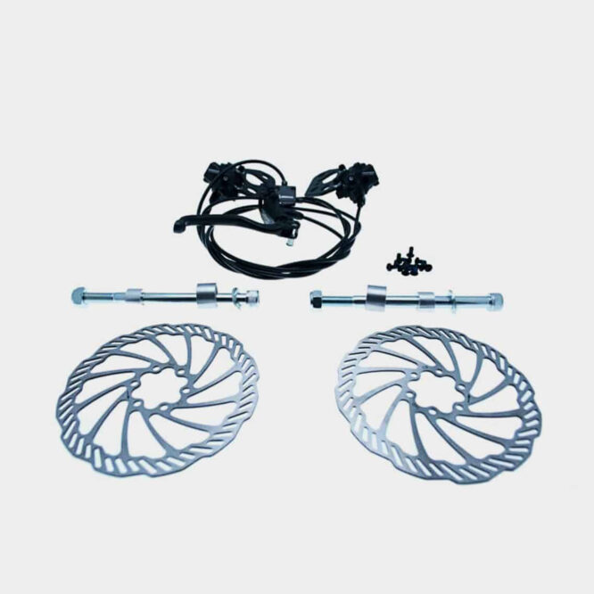 Forbremse - bremse hyd Bengal, 160mm til 24" forhjul komplet sæt