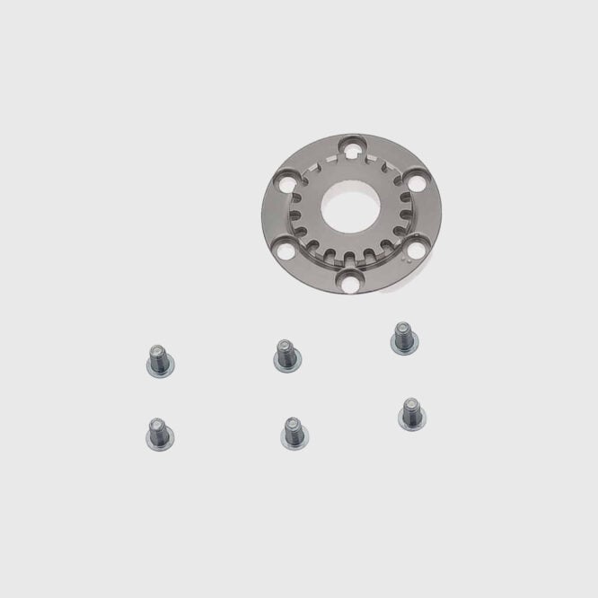 1 adapter til rullebremse m/ 6 bolte